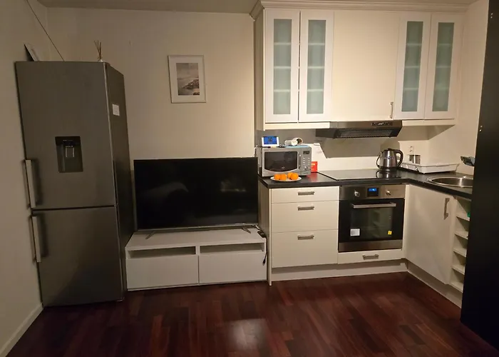 Daire Lovely 2 Bedroom With Free Parking Gjerdrum